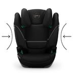 CYBEX Gold Kindersitz Solution S2 i-Fix, Für Autos mit und ohne ISOFIX, 100 - 150 cm, Ab ca. 3 bis 12 Jahre (15 - 50 kg), Lava Grey