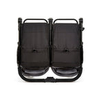 Venus Max Doppel kinderwagen - geeignet von Geburt bis 15 kg (ca. 3 Jahre), kompakter, leichter, faltbarer Zwillingskinderwagen, inklusive Regenschutz und Fußwärmer (Biscuit)