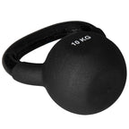HOMCOM Kugelhantel Kettlebell zweihändig nutzbar bodenschonend