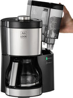 Melitta Look Perfection - Filterkaffeemaschine - mit Thermokanne - Tropfstopp - 10 Tassen - Schwarz (1025-16)