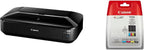 Canon PIXMA iX6850 Drucker Farbtintenstrahl Multifunktionsgerät DIN A3+ (Bürodrucker, Fotodruck, Textdruck, 9.600 x 2.400 DPI, WiFi, WLAN, USB, 5 Separate Tinten, Direktdruck, Print App) schwarz