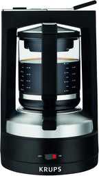 Krups KM4689 Filterkaffeemaschine T8 | 850 Watt | Automatische Abschaltung | 8-12 Tassen | Beleuchteter Ein-/ Ausschalter | Schwarz