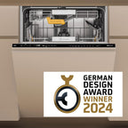 Bauknecht BCIO 3T341 PLET Vollintegrierbarer Geschirrspüler 60 cm /Edelstahl/14 Maßgedecke/10 Standardprogramme und 1 Sensorprogramm/PowerClean/ActiveDry/Besteckschublade/Vollwasserschutz