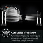 AEG Vollintegrierter Geschirrspüler 60cm, Spülmaschine Serie 7000: mit Glasschutz, Energieklasse A, Besteckschublade, personalisierte Zeit-Steuerung, leise 41dB, ComfortRails, Wasserstopp, FSE7676AP