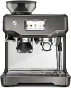 Sage - The Barista Touch - Kaffeemaschine mit automatischem Milchaufschäumer & integriertem Mahlwerk - Touchscreen, abnehmbarer Tamper, 5 Voreinstellungen - Siebträgermaschine - Gebürsteter Edelstahl