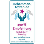 babybay Original Beistellbett aus massivem Buchenholz / kompakt & verwandelbar / Kinderbett Höhe stufenlos verstellbar & umweltfreundlich / mitwachsendes Babybett (weiß lackiert) / inkl. Matratze