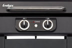Enders Elektrogrill eCRAVE 2, mit Gussrost, Grillwagen mit viel Stauraum, SIMPLE CLEAN™ Reinigungssystem, 2 leistungsstarke Heizelemente, formstabile Garhaube mit integriertem Thermometer #97116