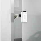 HOMCOM Medizinschrank abschließbar Tip-On Automatik Edelstahl