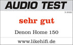 Denon Home 150 Multiroom-Lautsprecher, HiFi Lautsprecher mit HEOS Built-in, Alexa integriert, WLAN, Bluetooth, USB, AirPlay 2, Hi-Res Audio, schwarz