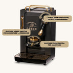 Faber PRO Total Deluxe Kaffeemaschine aus Messing, 44 mm Ese Papier, 1.3 liters, (Weiß)