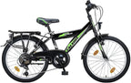 Talson 20 Zoll Kinderfahrrad mit 6-Gang und Beleuchtung nach STVO Blackgreen