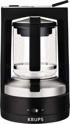 Krups KM4689 Filterkaffeemaschine T8 | 850 Watt | Automatische Abschaltung | 8-12 Tassen | Beleuchteter Ein-/ Ausschalter | Schwarz
