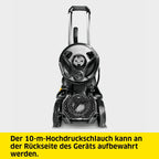 Kärcher Hochdruckreiniger K 7 Premium Power Home, Druck: 180 bar, Durchfluss: 600 l/h, Flächenleistung: 60 m²/h, Leistung: 3.000 W, Schlauchtrommel, mit Pistole, Dreckfräser, Strahlrohr