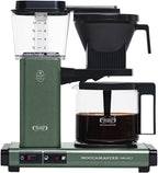 Moccamaster KBG Select, Kaffeemaschine, Retro Kaffeemaschine, Filterkaffee, Off-White, 1.25L