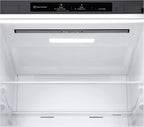 LG GBV22NCCEP Kühl-/Gefrierkombination – Smart Inverter Compressor, Total No Frost, Modern Flat Door Design, Matt Schwarz Metallic, Energieeffizienz A