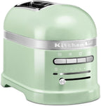 KitchenAid Toaster für 2 Scheiben mit Sandwich-Zange | Artisan | Retro Toast Machine | Verschiedene Funktionen und Bräunungsstufen | Grün