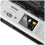 Brother ADS-1700W Kompakter und intelligenter Dokumentenscanner | Dokumentenzuführung | Automatisches Scannen | Wi-Fi/Wi-Fi Direct, Weiß/Schwarz