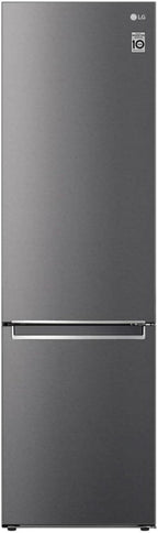 LG GBV22NCCEP Kühl-/Gefrierkombination – Smart Inverter Compressor, Total No Frost, Modern Flat Door Design, Matt Schwarz Metallic, Energieeffizienz A