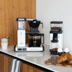 Moccamaster KBG Select, Kaffeemaschine, Retro Kaffeemaschine, Filterkaffee, Off-White, 1.25L