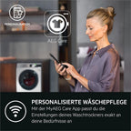 AEG L7WBA60680 Waschtrockner / DualSense - schonende Pflege / 8 kg Waschen / 5 kg Trocknen / D / energiesparend / Mengenautomatik / Nachlegefunktion / ProSteam - Auffrischfunktion / 1600 U/min Weiß
