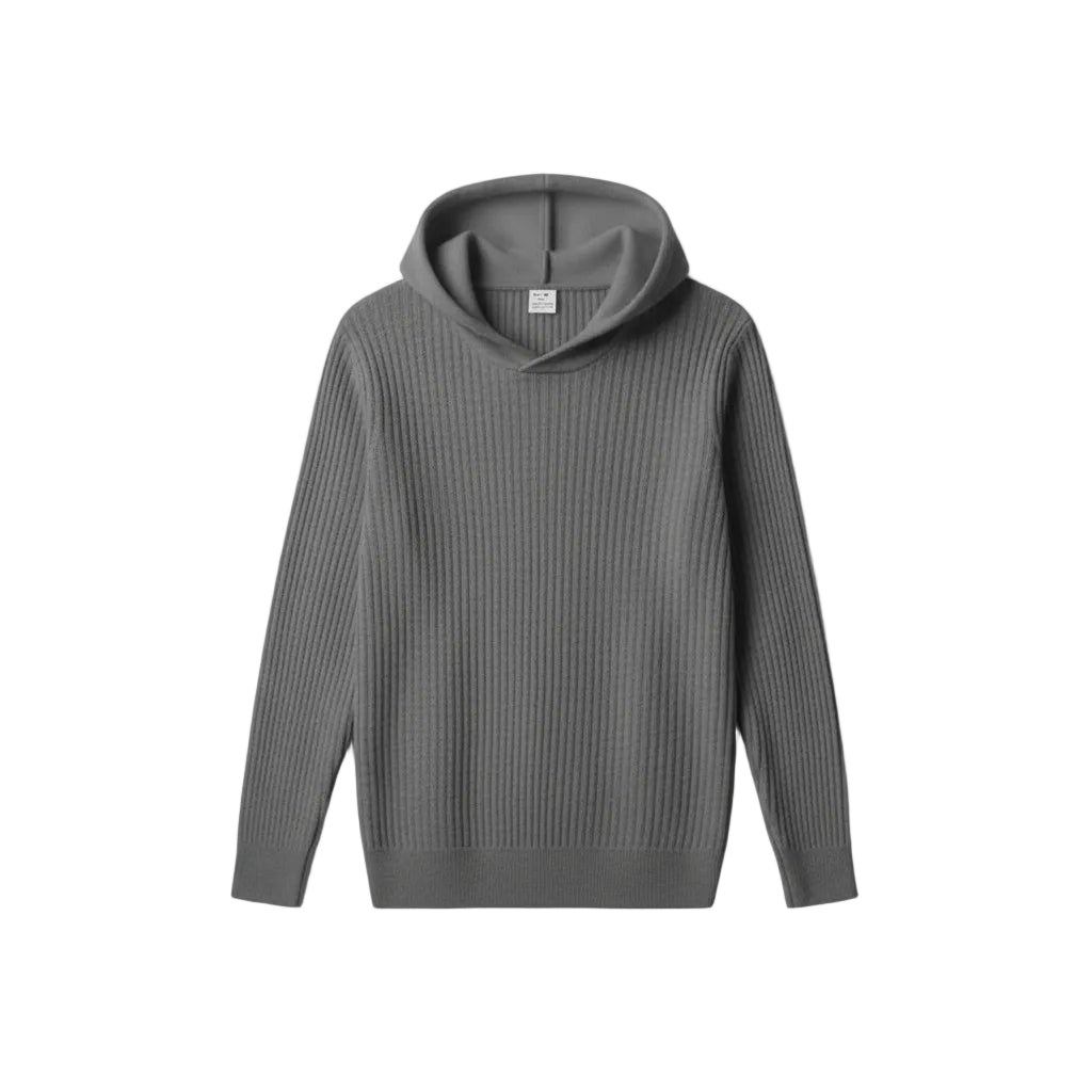 Nahaufnahme Herren Hoodie langarm lockerer Schnitt