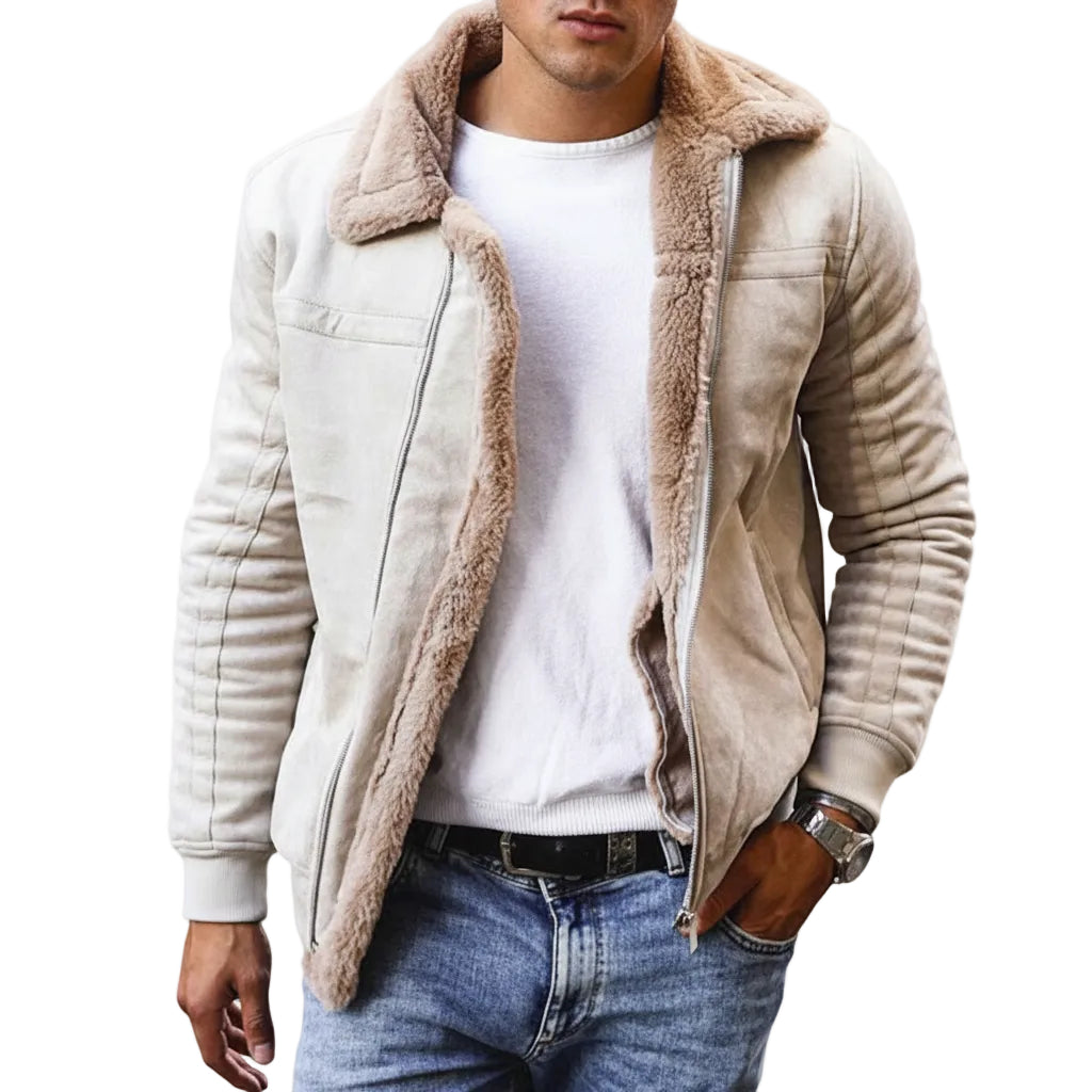 Nahaufnahme Herren Jacke langarm schmale Passform