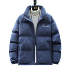 Nahaufnahme Herren Jacke Waffelstruktur langarm