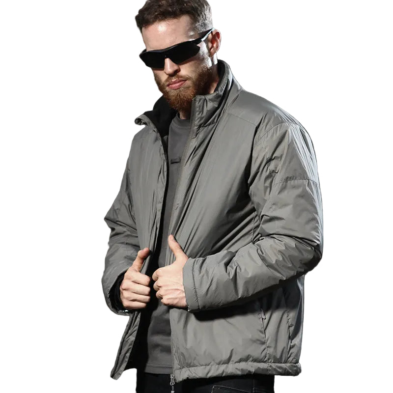 Herren Jacke mit Reißverschluss locker geschnitten