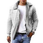 Herren Jacke mit Reißverschluss in schmaler Passform