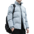 Detailansicht Herren Jacke mit Stehkragen langarm