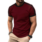 Herren Sport T-Shirt mit Rundhals und moderner Mesh Struktur