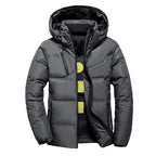 Detailansicht Herren Winterjacke mit Reißverschluss langarm