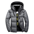 Klassische Herren Winterjacke mit Reißverschluss