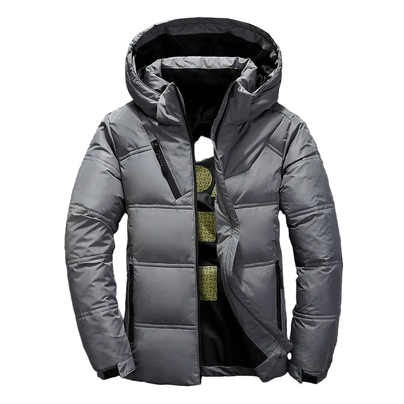 Klassische Herren Winterjacke mit Reißverschluss