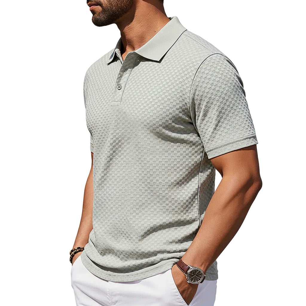 Herren Shirt kurzarm kariert mit Kragen für Alltag